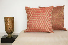 Load image into Gallery viewer, Cotton Club  Red Gold Cushion
