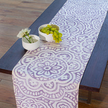 Load image into Gallery viewer, Linen Purple Table Runner
