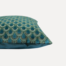 Load image into Gallery viewer, Vittorio Jade Velvet Cushion
